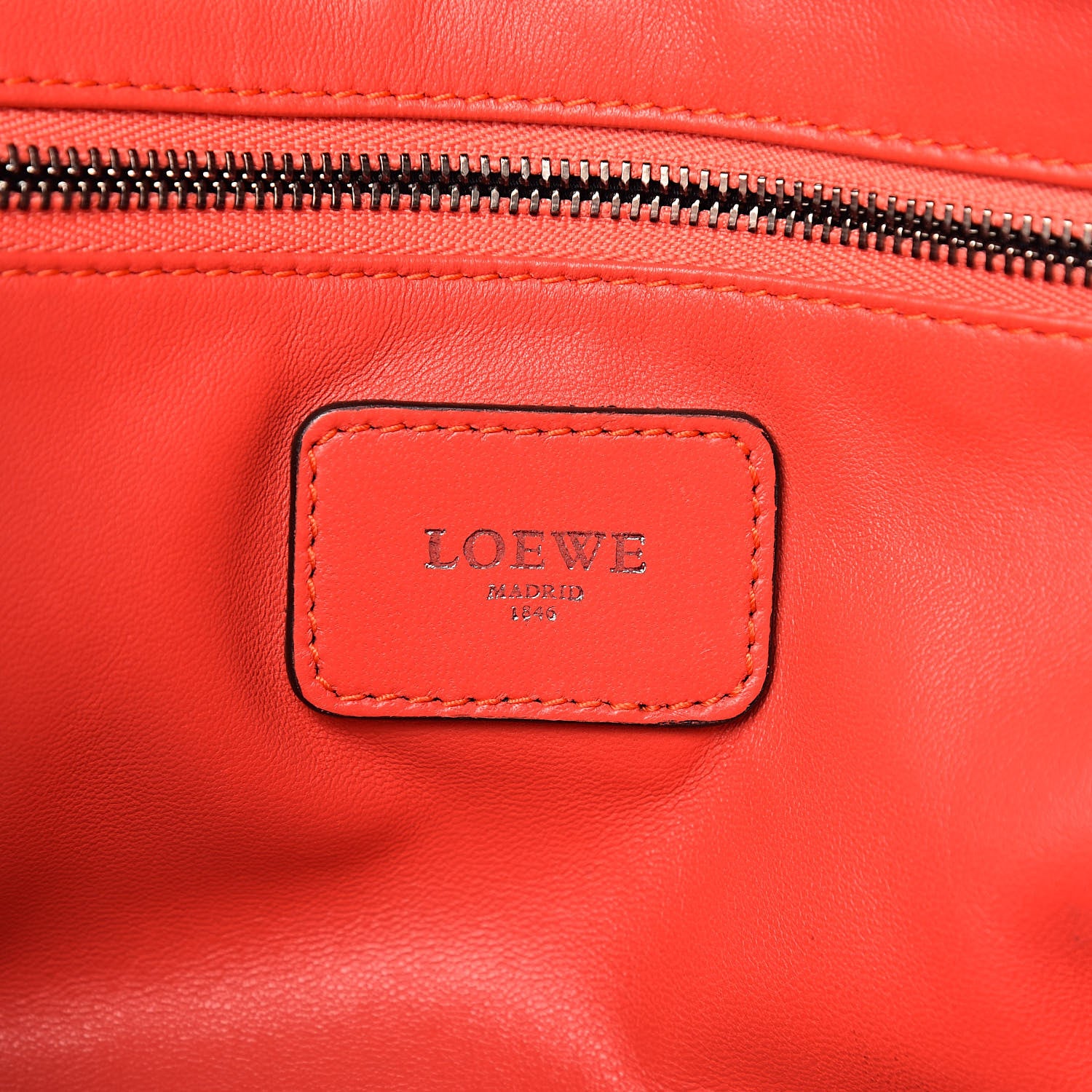 Loewe Goatskin Amazona 28 Orange 6 of 10