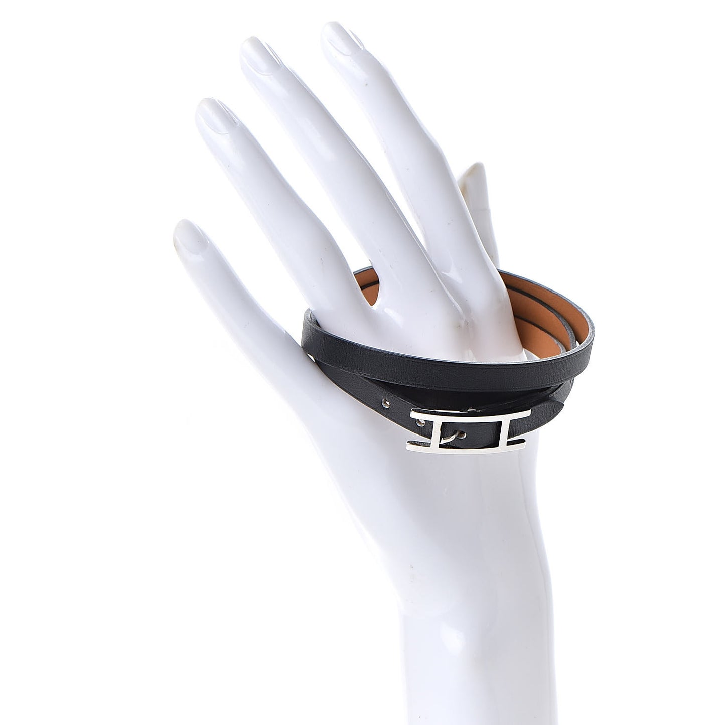 Chamonix Hapi 3MM Triple Tour Wrap Bracelet S Black