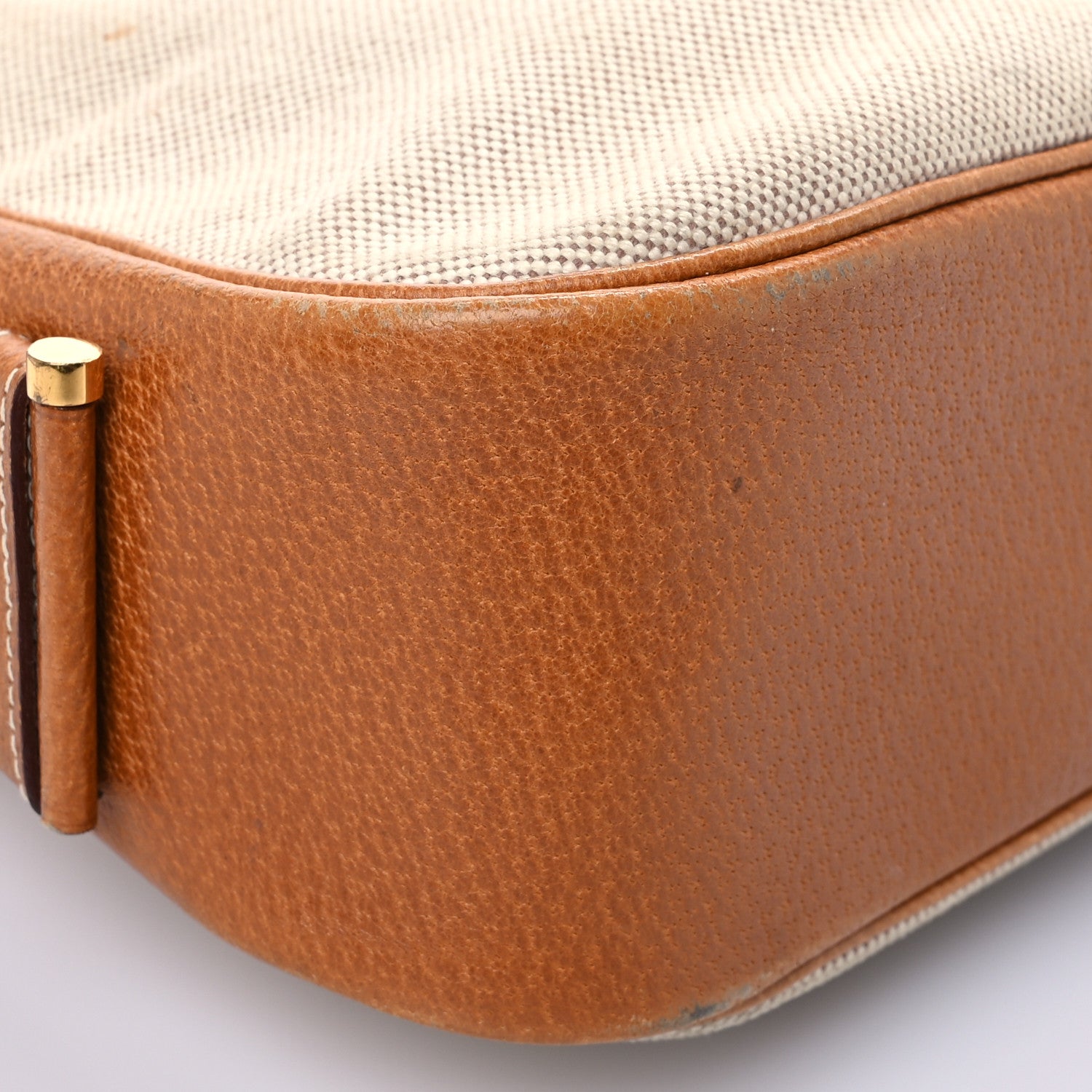 Hermes Toile Peau Porc Tsako Gold 7 of 14