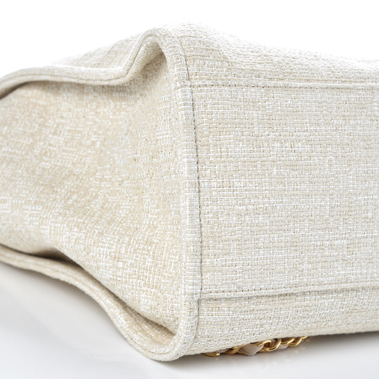 Canvas Large Deauville Tote Light Beige