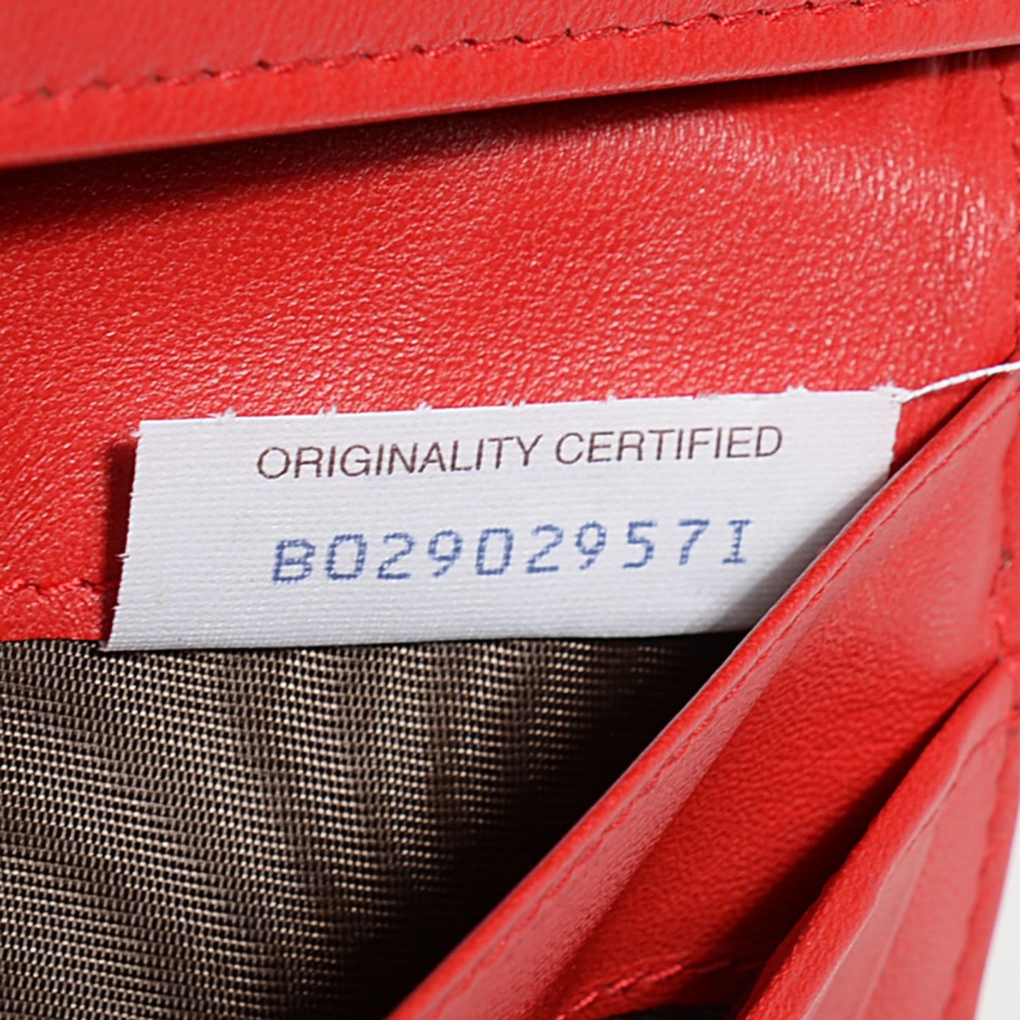 Nappa Intrecciato Continental Wallet New Red