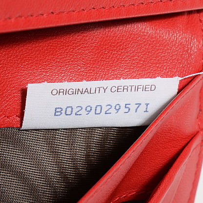 Bottega Veneta Nappa Intrecciato Continental Wallet New Red 8 of 9