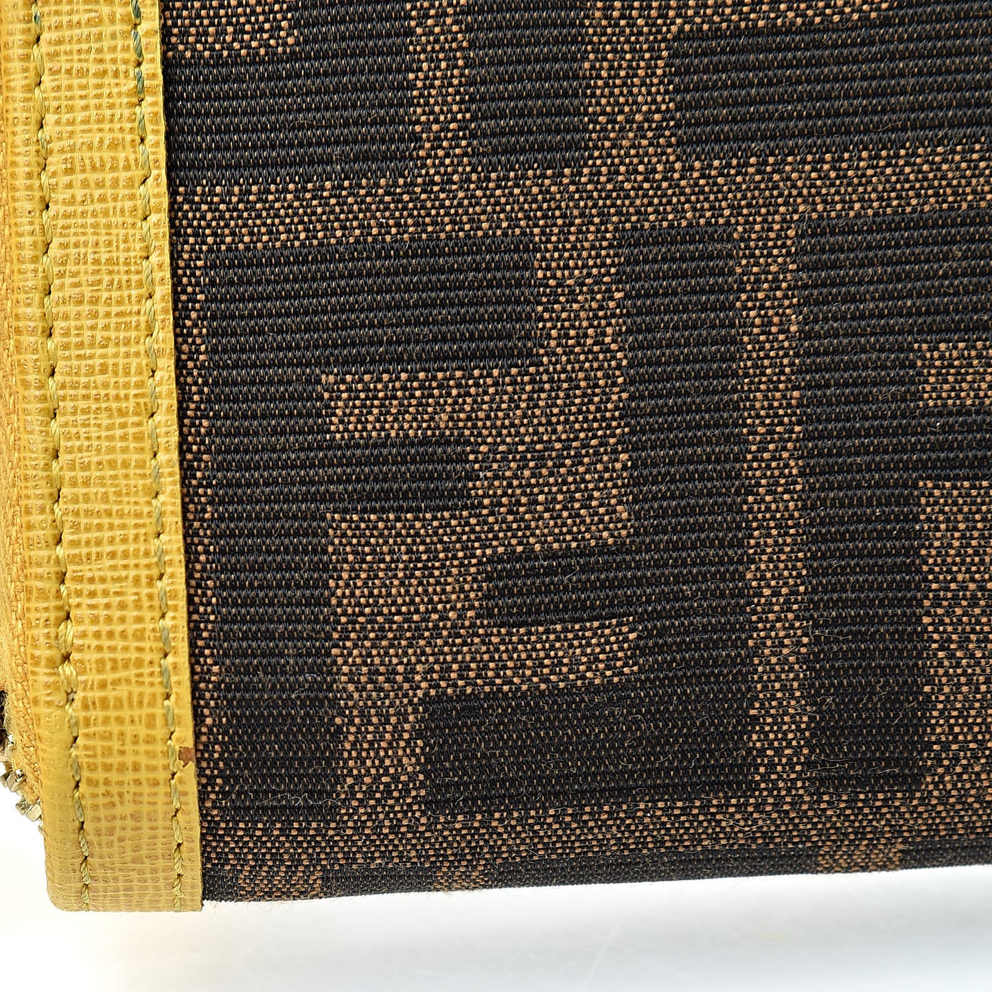 Zucca Zip Around Wallet Tobacco Yellow