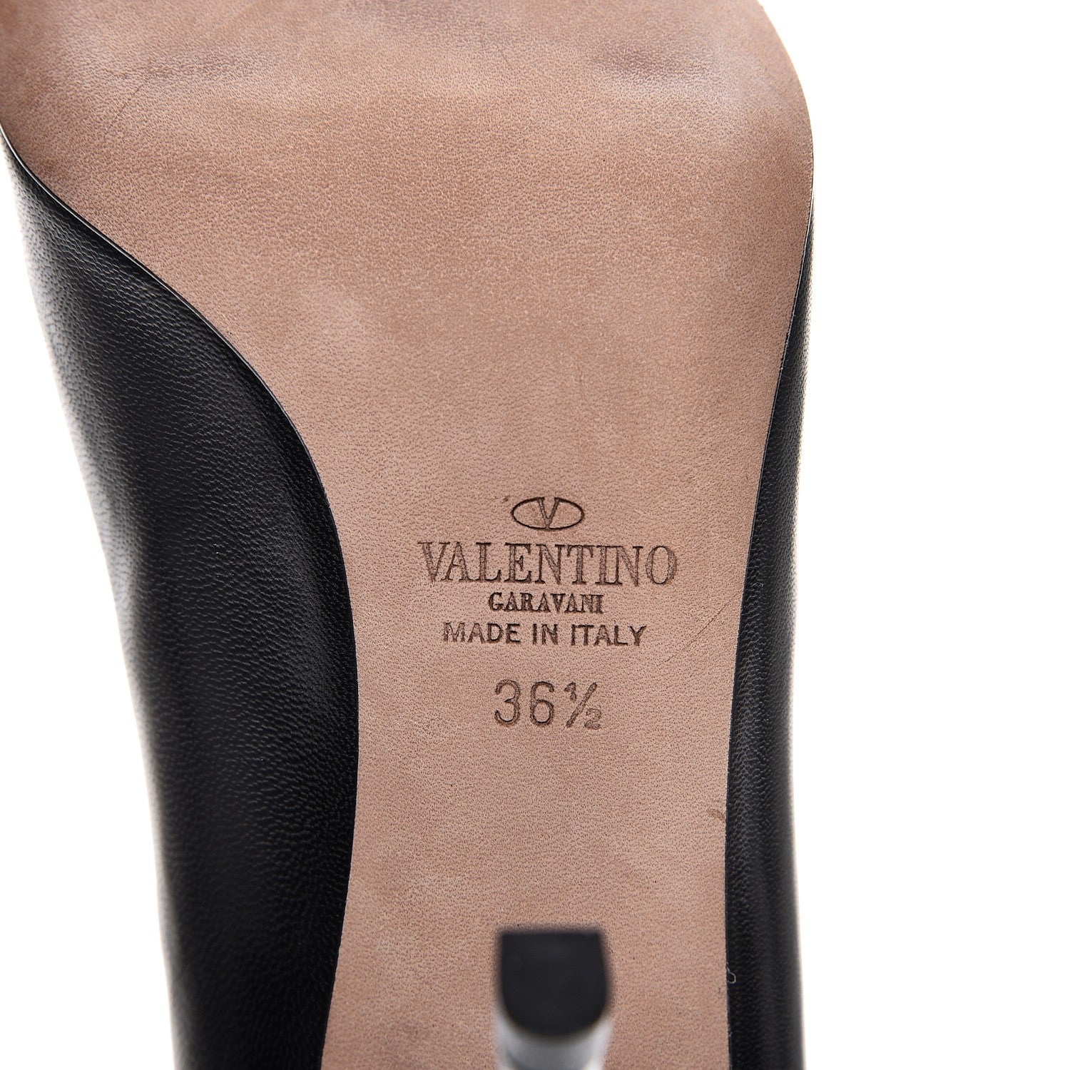 Valentino Garavani Nappa Rockstud Gladiator Lace Up Pumps 36.5 Black 6 of 10