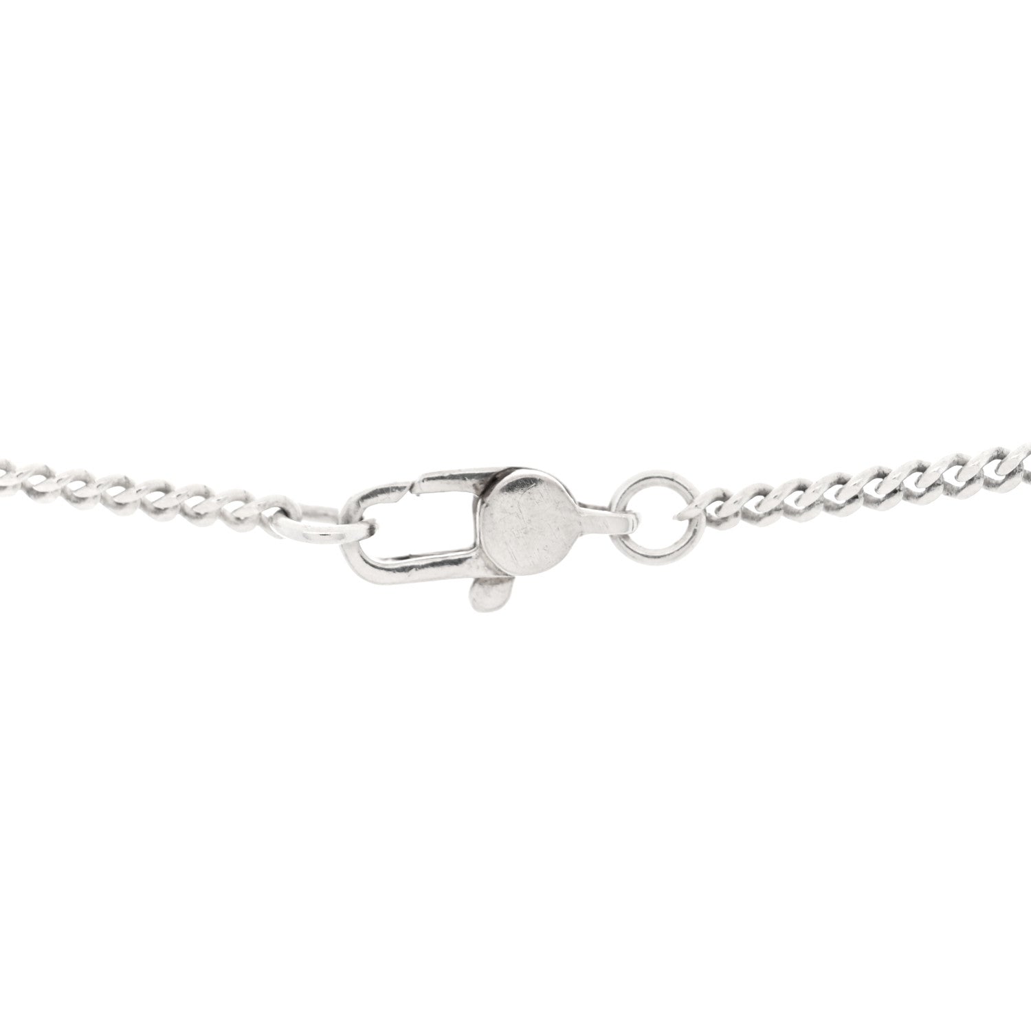 Gucci Sterling Silver Knot Heart Pendant Necklace 5 of 5
