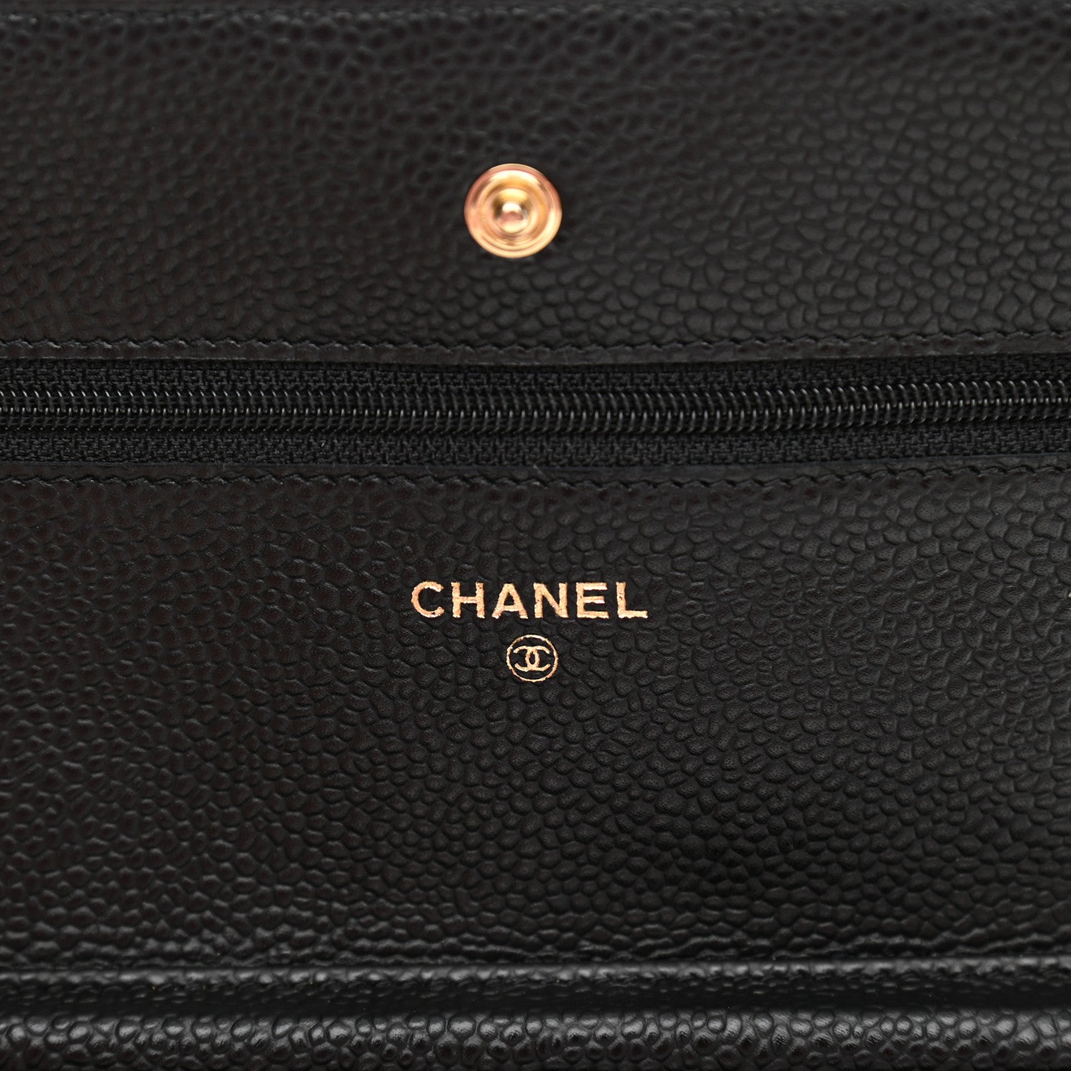 Chanel Caviar Quilted Wallet On Chain WOC Black 6 of 11