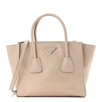 Prada Vitello Daino Double Zip Tote Cammeo 1 of 10