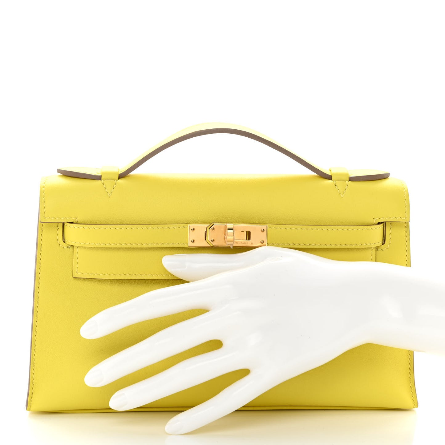 Swift Kelly Pochette Clutch Lime