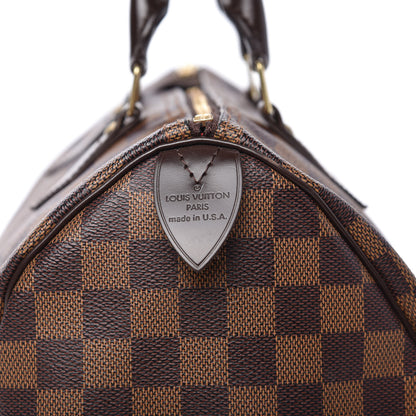 Louis Vuitton Damier Ebene Speedy 35 8 of 10