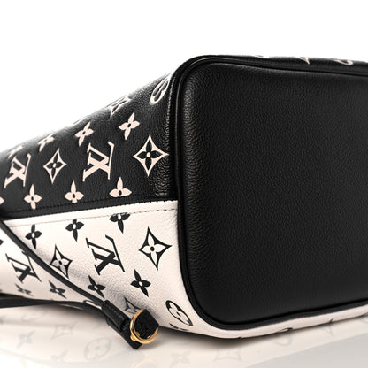 Louis Vuitton Empreinte Spring In The City Neverfull MM Black White Pink 8 of 9