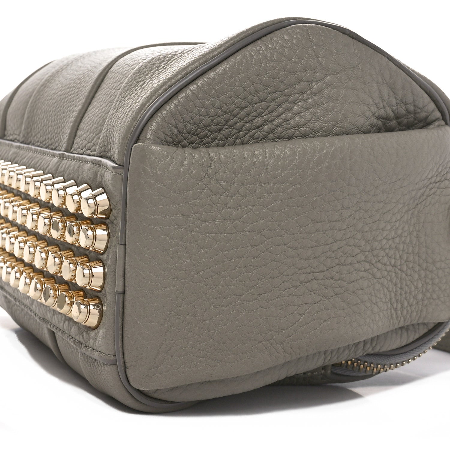 Alexander Wang Pebbled Lambskin Rockie Oyster Pale Gold Hardware 9 of 9