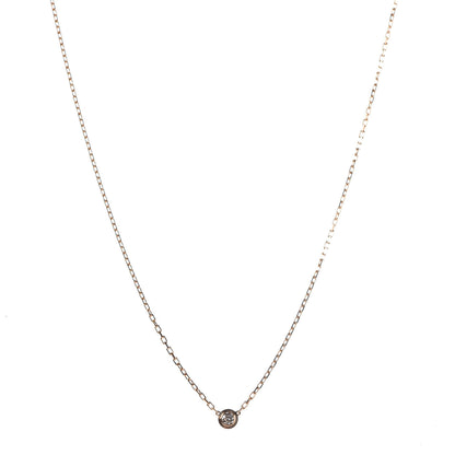 Cartier 18K Pink Gold Diamond SM D'Amour Pendant Necklace 1 of 4