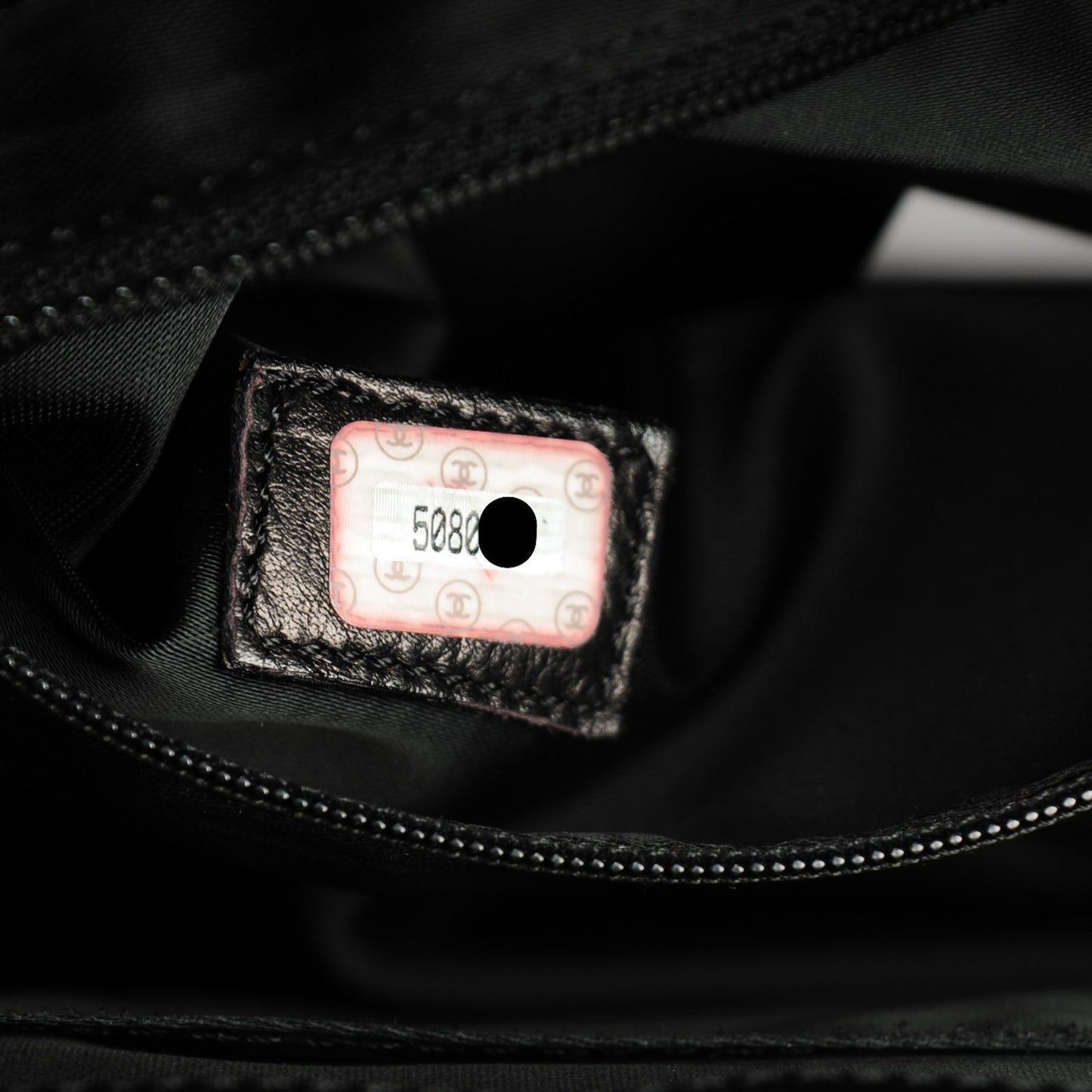 Caviar Flap Shoulder Bag Black