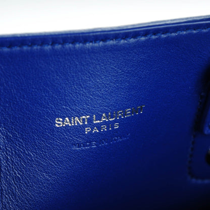 Saint Laurent Grained Calfskin Nano Sac De Jour Royal Blue 7 of 7