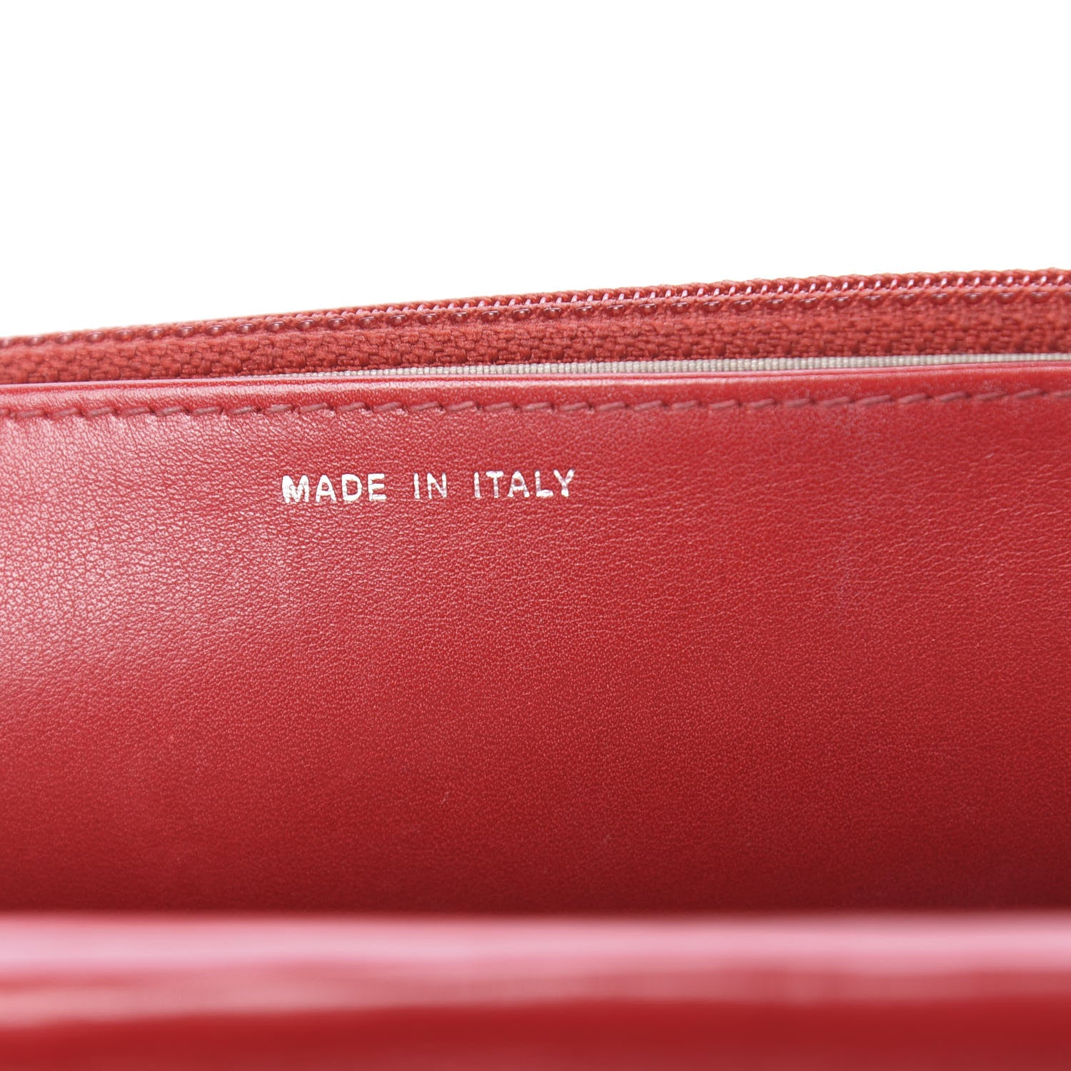 Chanel Caviar Timeless CC Wallet On Chain WOC Red 7 of 14