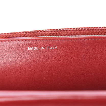 Chanel Caviar Timeless CC Wallet On Chain WOC Red 7 of 14