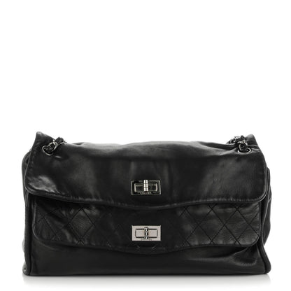 Chanel Lambskin Jumbo Mademoiselle Double Flap Black 1 of 8