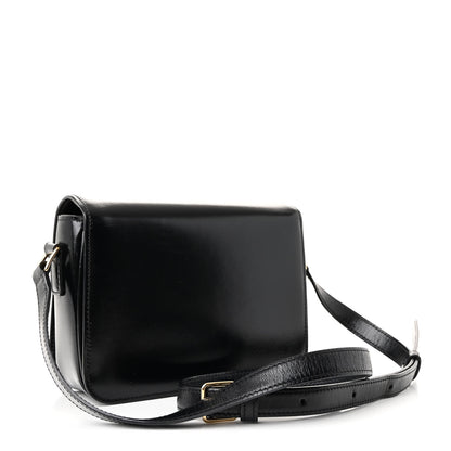 Celine Shiny Calfskin Teen Triomphe Black 3 of 13