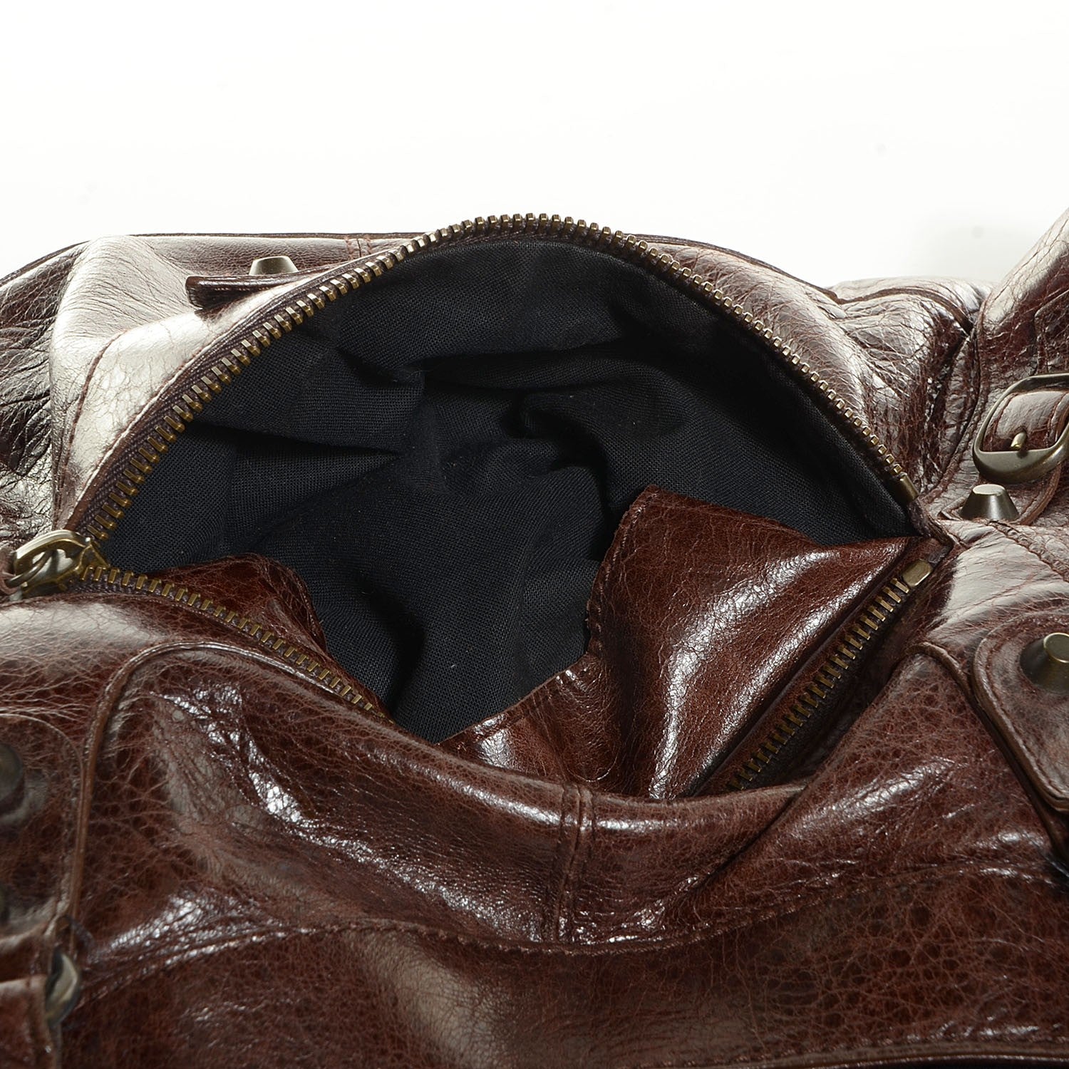 Balenciaga Chevre Classic Hardware Part Time Truffle 2 of 11