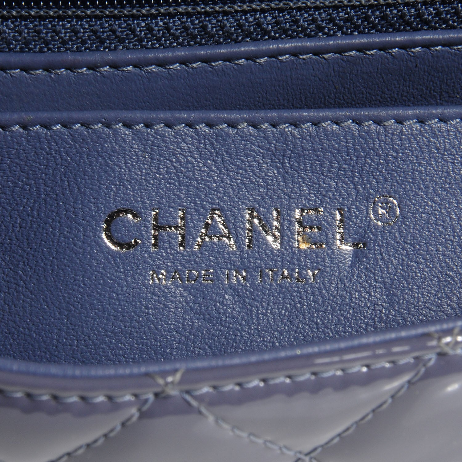 Chanel Patent Quilted Mini Flap Lavender 9 of 10