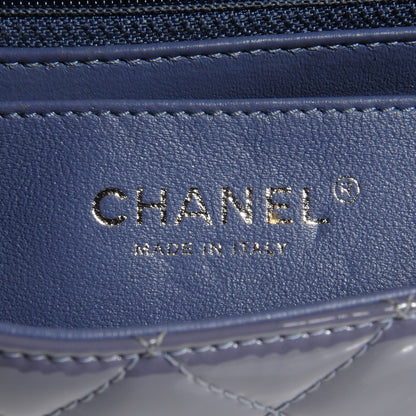 Chanel Patent Quilted Mini Flap Lavender 9 of 10