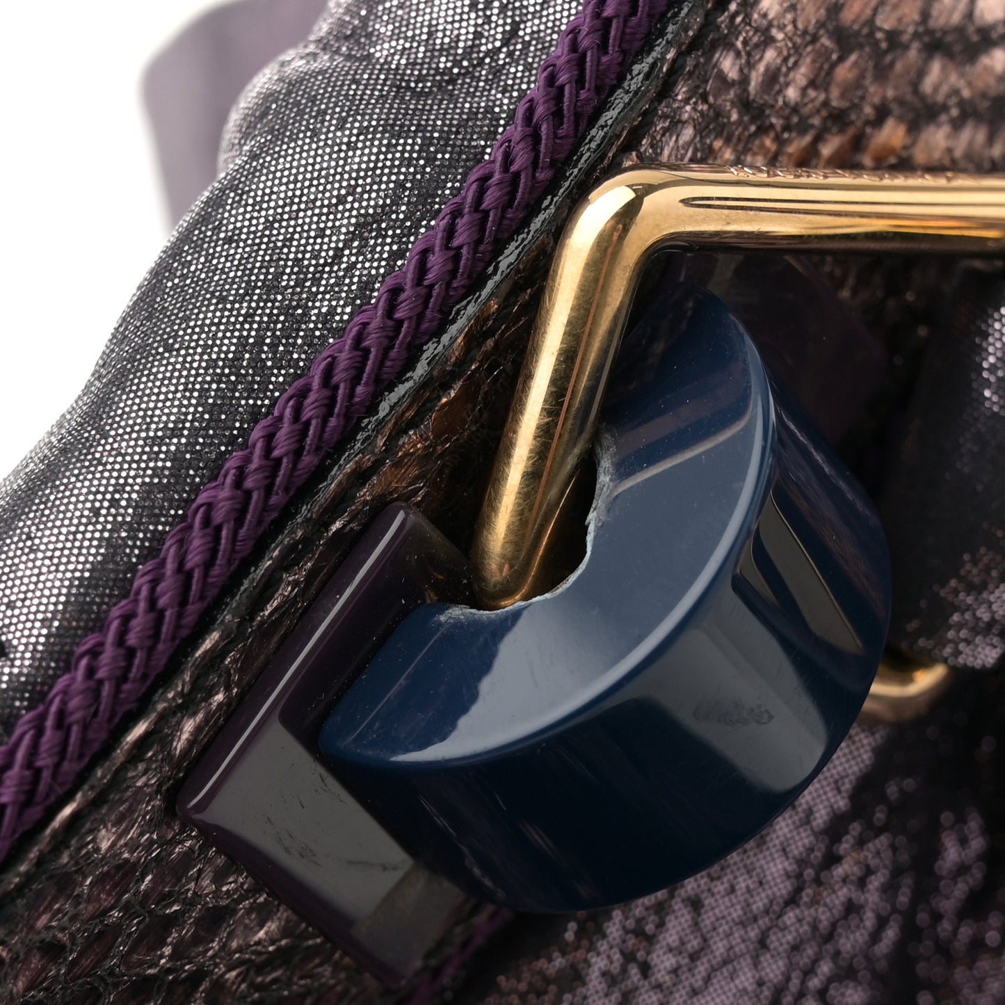 Monogram Lurex Bluebird