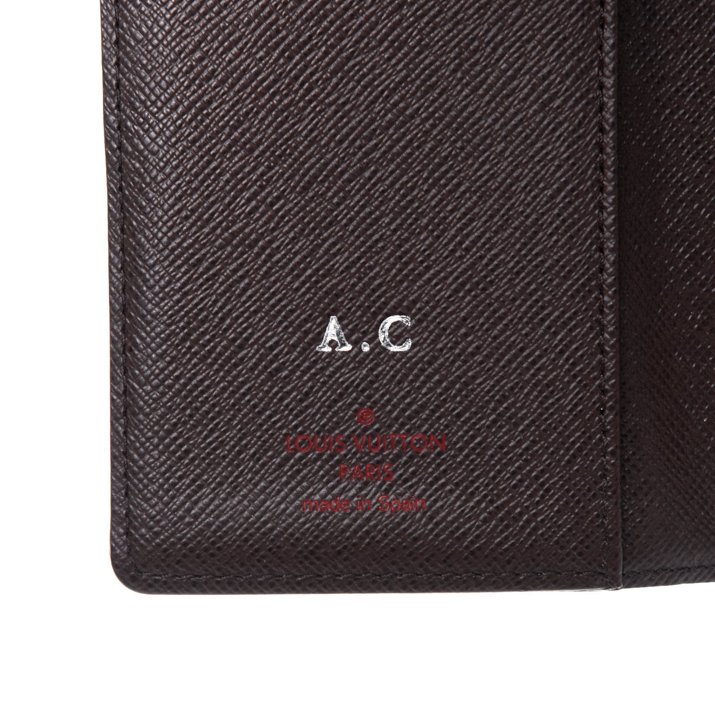 Damier Ebene Small Ring Agenda Cover