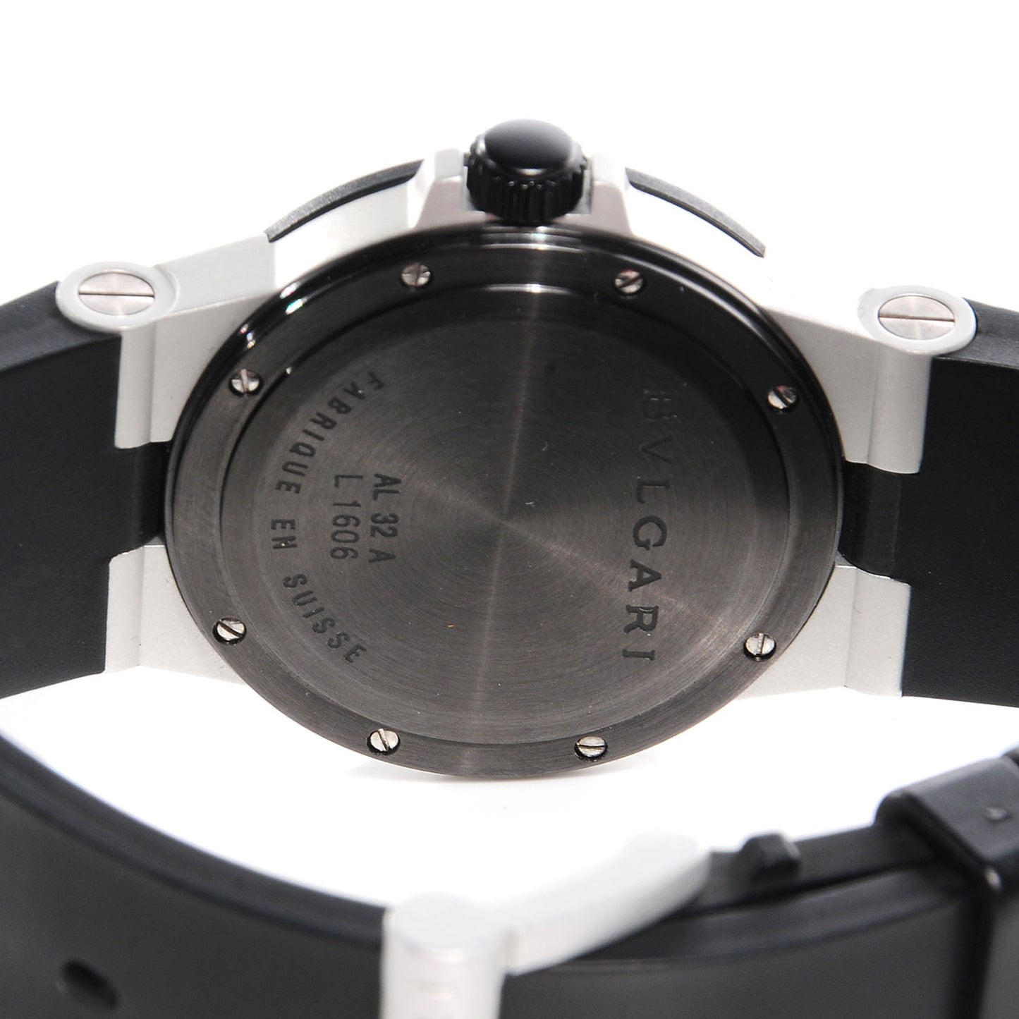 Aluminum Rubber 32mm Diagono Quartz Watch