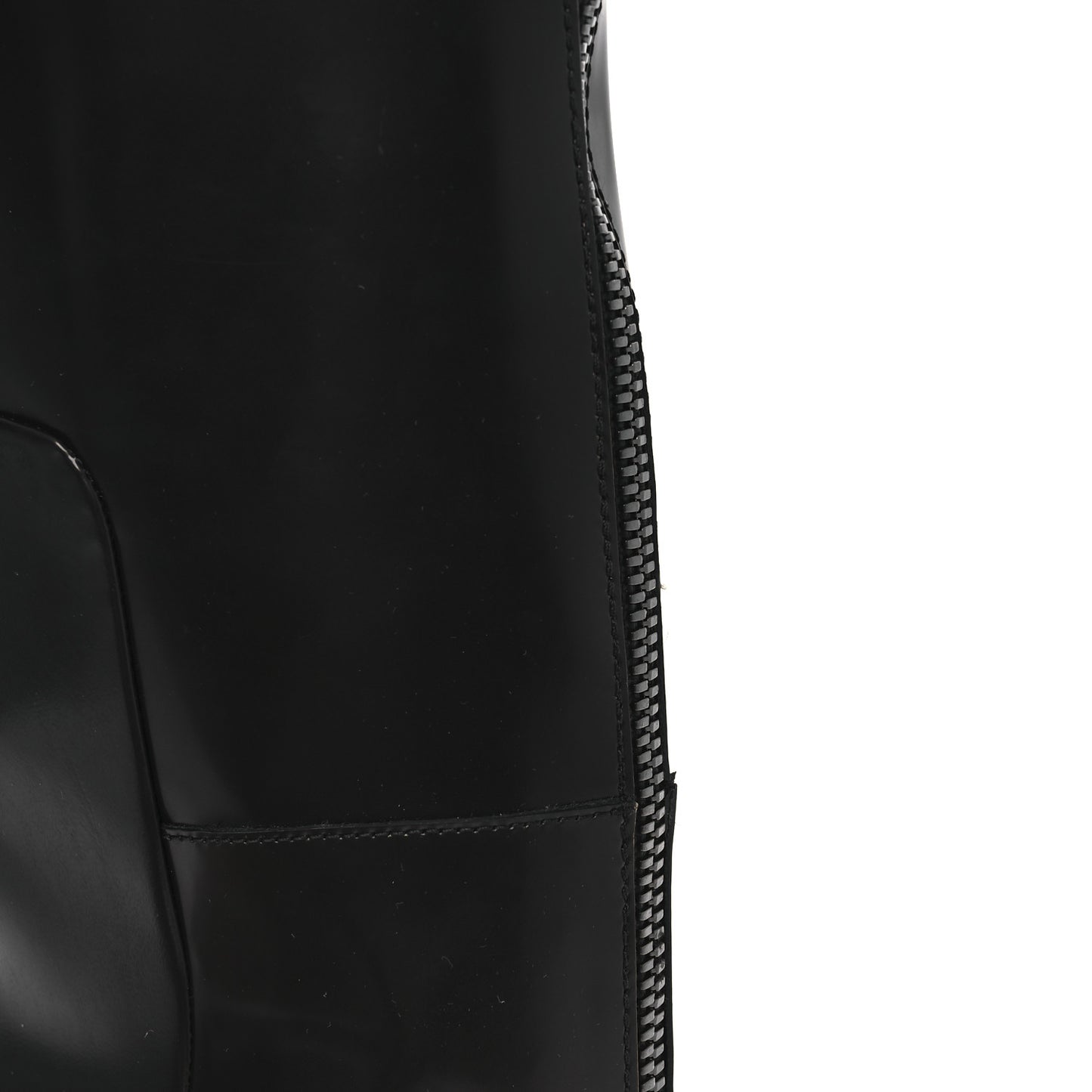 Burnished Brushed Calfskin Brooklyn 50 Boots 36.5 Black Gold