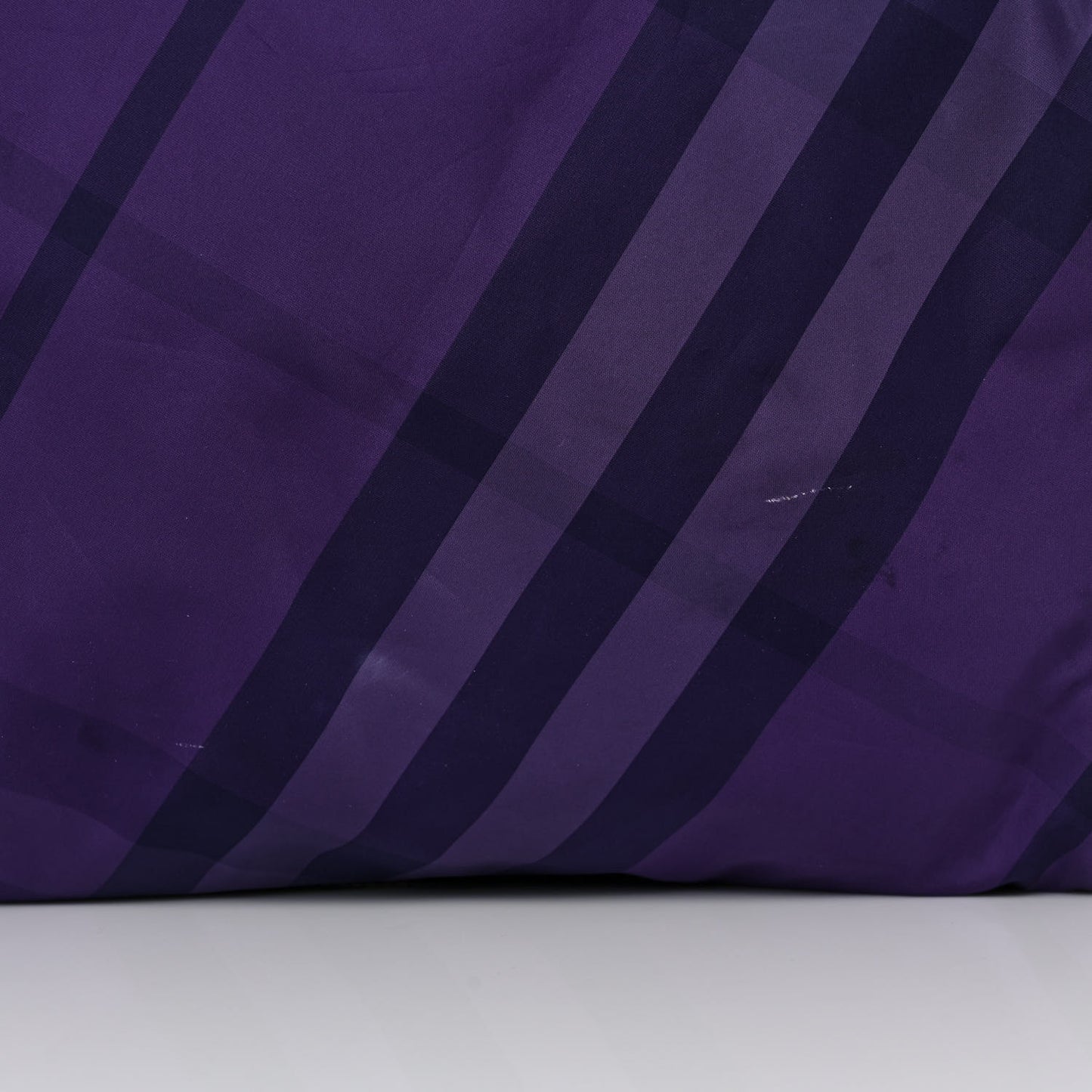 Nylon Check Small Buckleigh Packable Tote Regency Purple