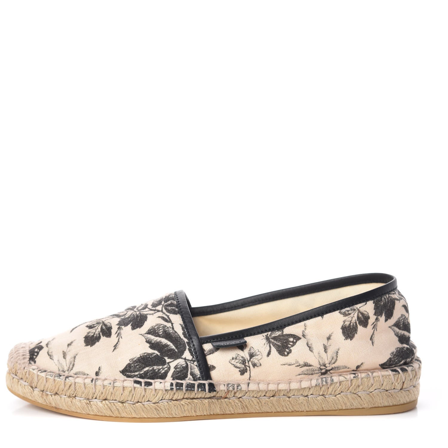 Gucci Canvas Pilar Printed Espadrille 40 Black 1 of 11