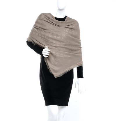 Louis Vuitton Silk Wool Monogram Shawl Verone 2 of 5