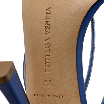 Bottega Veneta Lambskin Stretch Multi Strap 90mm Sandals 38 Aquarium 7 of 7