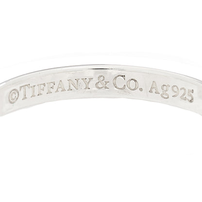 Tiffany Sterling Silver T Square Ring 53 6.5 4 of 5