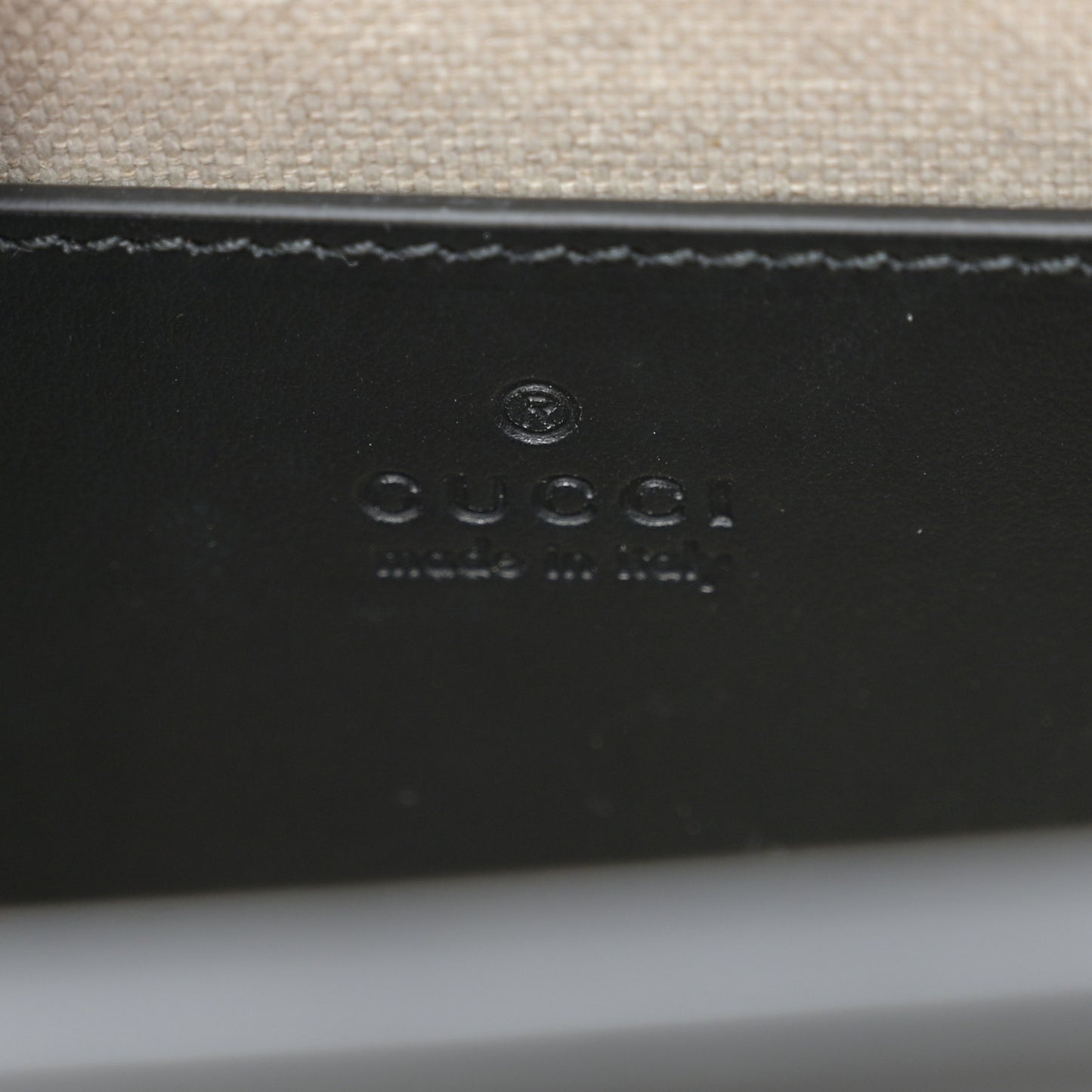 Calfskin GG Matelasse Small Slim Chain Shoulder Bag Black Natural