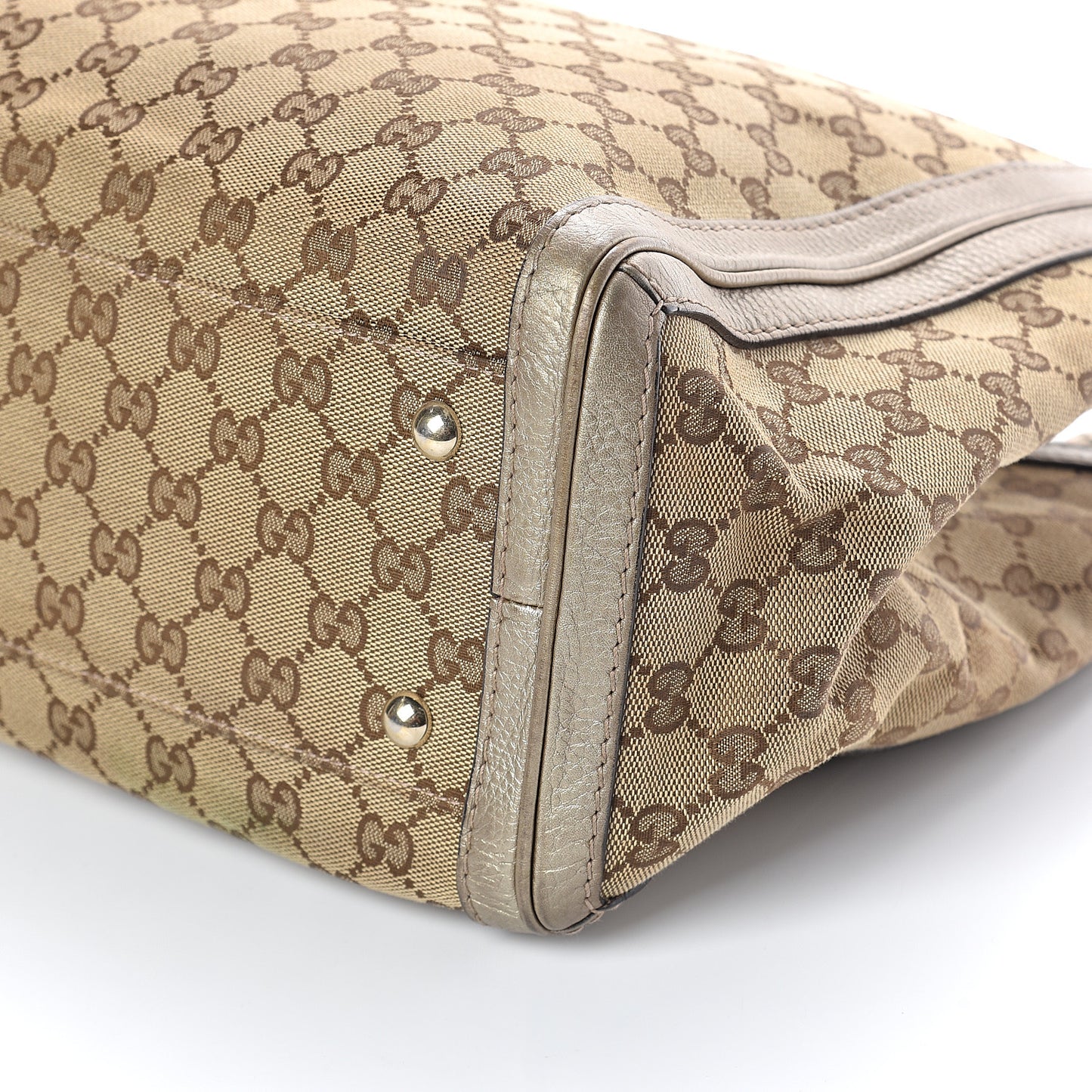 Monogram Medium Bella Tote Gold