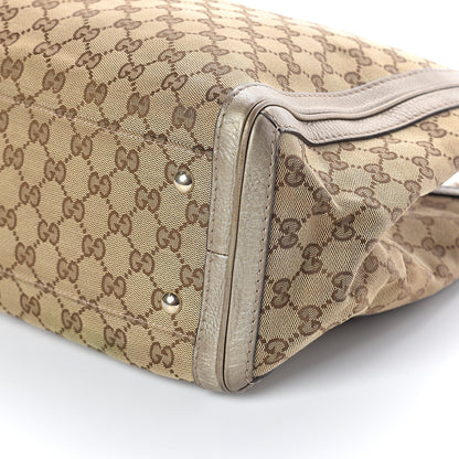 Gucci Monogram Medium Bella Tote Gold 9 of 9