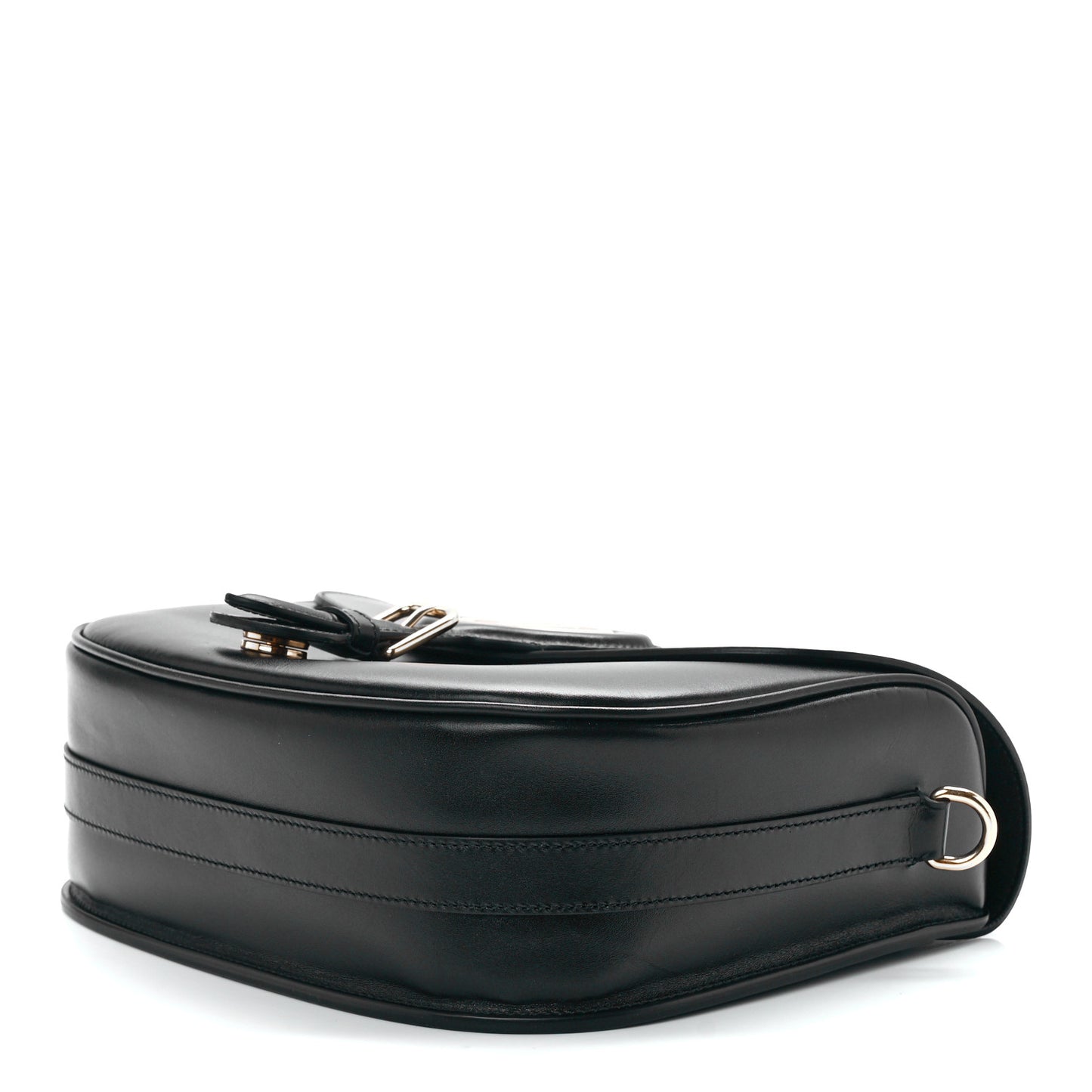 Box Calfskin Large Bobby Flap Black