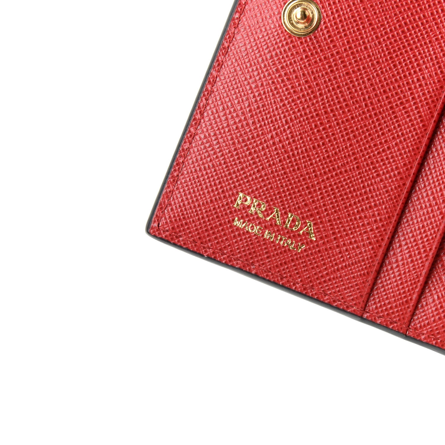 Prada X UNIVERSAL STUDIOS Saffiano Thunder Frankenstein Print Coin Case Card Holder Wallet Lacca 6 of 7