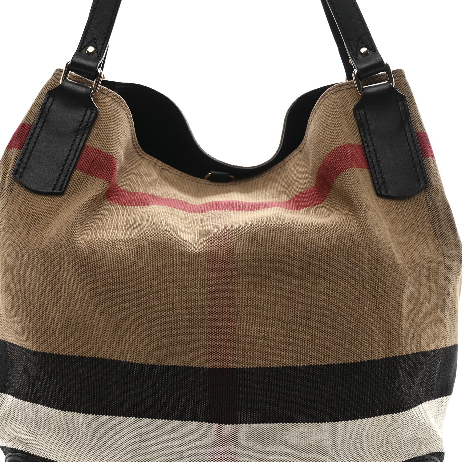Burberry Canvas Mega Check Medium Maidstone Black 10 of 12