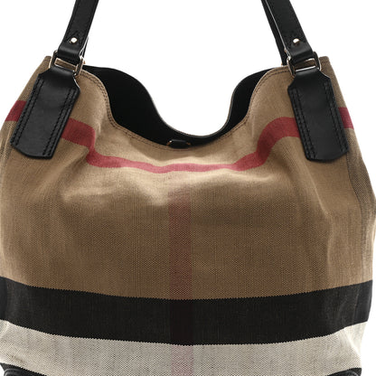 Burberry Canvas Mega Check Medium Maidstone Black 10 of 12