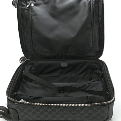 Gucci GG Supreme Monogram Gran Turismo Suitcase Black Grey 4 of 19