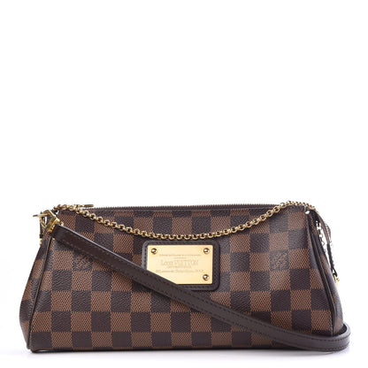 Louis Vuitton Damier Ebene Eva Clutch 1 of 9