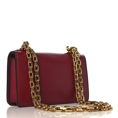 Christian Dior Calfskin Mini J'Adior Chain Flap Bag Red 3 of 12