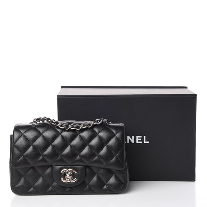 Chanel Caviar Quilted Mini Rectangular Flap Black 14 of 14