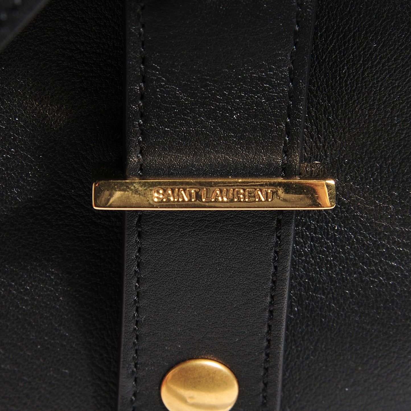 Calfskin Small Monogram Cabas Black