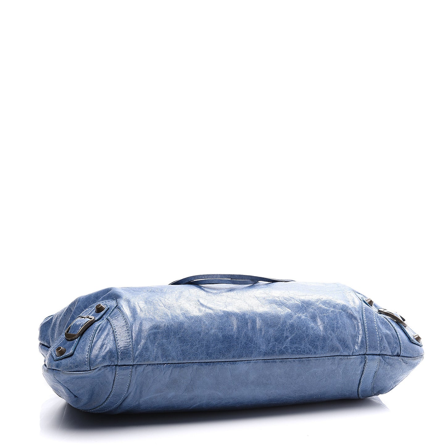 Chevre Classic Hardware Purse Bleu