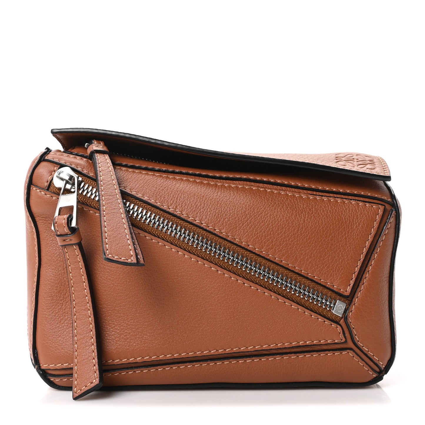 Calfskin Mini Puzzle Bumbag Tan