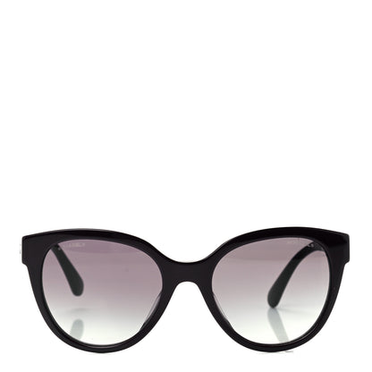 Chanel Acetate CC Butterfly Sunglasses 5414-A Black 2 of 9