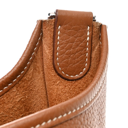 Hermes Taurillon Clemence Evelyne III PM Gold 14 of 14